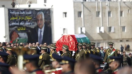 &nbsp; (Des milliers de personnes ont assisté aux funérailles de Ziad Abou Eïn © REUTERS/Mohamad Torokman)