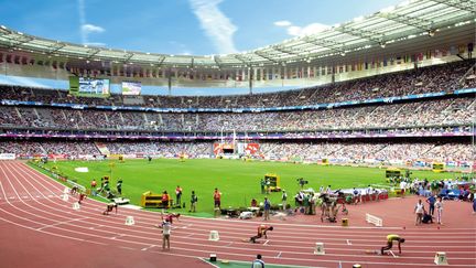 Le Stade de France accueillera les cérémonies d'ouverture et de &nbsp;des Jeux, ainsi que les épréuves d'athlétisme.&nbsp; (PARIS2024)