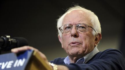 Le candidat démocrate Bernie Sanders durant un metting à Porsmouth (New Hampshire, Etats-unis), le 7 février 2016. (DENNIS VAN TINE / GEISLER-FOTOPRES / AFP)