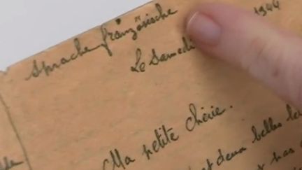 Une Américaine a retrouvé par hasard des lettres d'amour qui datent de la Seconde Guerre mondiale. Elles sont signées d'un Français, un certain Marcel Heuzé. Depuis, cette femme est partie sur les traces des descendants du soldat et en a fait un livre. (FRANCE 3)