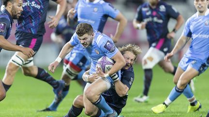 Lors du match de Challenge Cup entre le Stade Français et les London Irish. (DENIS TRASFI / MAXPPP)