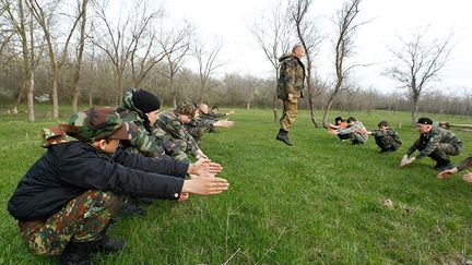 exercices physiques de remise en forme.
 
 (REUTERS / Eduard Korniyenko)