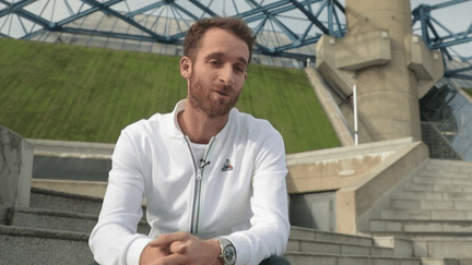 Le joueur de tennis français Constant Lestienne participe actuellement à son premier Grand Chelem en Australie. (CAPTURE ECRAN FRANCE 2)