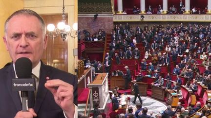 Vote de rejet du projet de loi immigration : "Nous sommes pour l'immigration contrôlée et choisie", affirme Philippe Juvin (LR) (franceinfo)