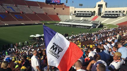 La cérémonie d'ouverture des World Police and Fire Games&nbsp;a eu lieu lundi soir au Coliseum, le stade des JO de Los Angeles de 1932 et 1984. (LOIC PIALAT/RADIO FRANCE)