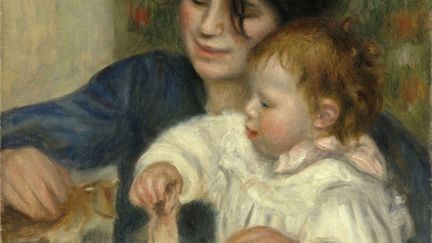 Le musée d'Orsay explore le dialogue entre Pierre-Auguste Renoir et Jean Renoir, le père peintre et le fils cinéaste, pour montrer que Jean, qui pratique aussi la céramique, forge sa personnalité artistique en interrogeant la peinture de son père et de ses contemporains. L'exposition montre des thèmes et des géographies communes aux œuvres du père et du fils, qui ont fait des portraits croisés : le second a posé pour le premier. Il ne l'a pas filmé mais a fait sa biographie. Tableaux, extraits de films, photographies et documents racontent cette histoire. Du 6 novembre 2018 au 27 janvier 2019. Ici, Pierre-Auguste Renoir, "Gabrielle et Jean", 1895-1896, Paris, musée de l'Orangerie 
 (RMN-Grand Palais (musée de l&#039;Orangerie) / Hervé Lewandowski)