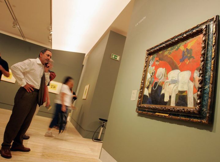 Gauguin : "La vision d'après le Sermon" Gauguin (National Gallery of Scotland
 (JAVIER SORIANO / AFP)