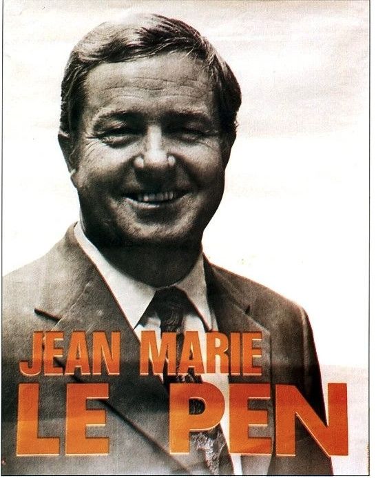 La première affiche présidentielle de Jean-Marie Le Pen en 1974. (ARCHIVES PERSONNELLES DE VALERIE IGOUNET)