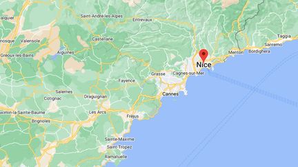 Nice (Alpes-Maritimes). (CAPTURE D'ECRAN GOOGLE MAPS)