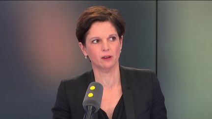 Sandrine Rousseau est notamment revenue sur les sujets des violences faites aux femmes,&nbsp; des glyphosates, et de la pollution atmosphérique. (FRANCEINFO)