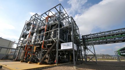 L'usine Saipol de Grand-Couronne, près de Rouen (Seine-Maritime), le 8 avril 2010. (MIGUEL MEDINA / AFP)