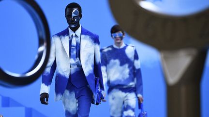 Louis Vuitton pap automne-hiver 2020-21 à la Paris Fashion Week, le 16 janvier 2020 (ANNE-CHRISTINE POUJOULAT / AFP)