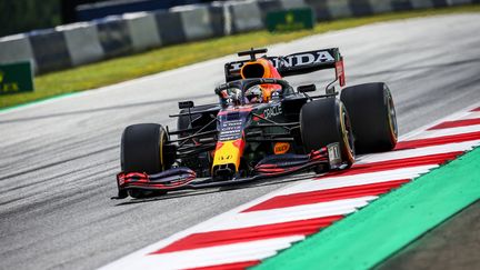 Max Verstappen (Red Bull) lors du Grand Prix de Styrie (Autriche), dimanche 27 juin 2021. (JOAO FILIPE / DPPI via AFP)