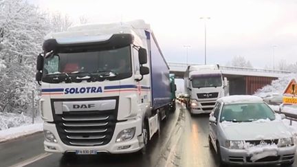 Neige : pagaille à la frontière luxembourgeoise