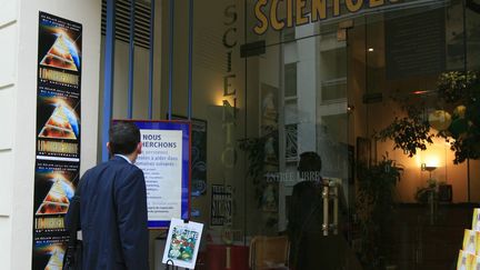 L'entr&eacute;e du si&egrave;ge de l'Eglise de scientologie &agrave; Paris en 2009. (PHILIPPE LISSAC / GODONG / PHOTONONSTOP / AFP)