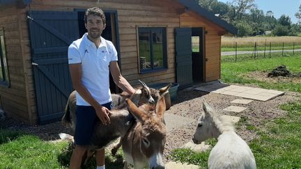 Thibaut Pinot, champion cycliste. (SEBASTIEN BAER / RADIO FRANCE)