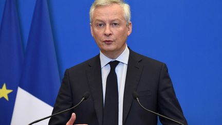 Le ministre de l'Economie, Bruno Le Maire, à Paris, le 26 avril 2021.&nbsp; (ERIC PIERMONT / AFP)