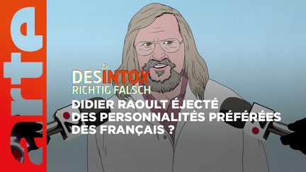 Désintox. Didier Raoult n'a pas été éjecté par le JDD du classement des personnalités préférées des Français (ARTE/2P2L)