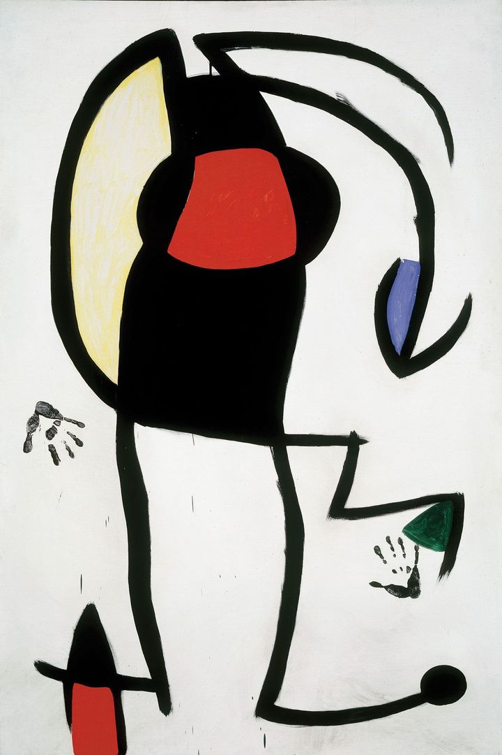 Joan Miró, Femme dans la rue, 1973, Fundació Pilar i Joan Miró, Mallorca, photo Joan Ramón Bonet &amp; David Bonet / Courtesy Archivo Fundació Pilar i Joan Miró a Mallorca
 (Successió Miró / 2013, ProLitteris, Zurich)