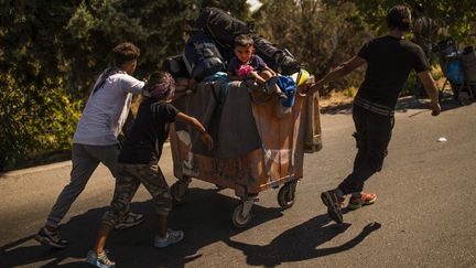 Grèce : à Lesbos, les exilés ne veulent pas d’un nouveau camp