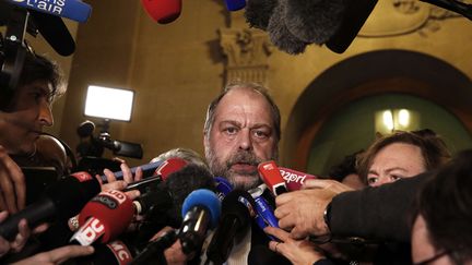 L'avocat d'Abdelkader Merah, Eric Dupond-Moretti, le 2 novembre 2017 à Paris. (CHRISTOPHE ENA / AP / SIPA / AP)