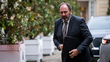 Le ministre de la Santé, François Braun, le 2 décembre 2022 à Paris. (XOSE BOUZAS / HANS LUCAS / AFP)