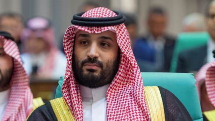 Le prince héritier saoudien Mohamed ben Salmane, le 1er juin 2019, à La Mecque (Arabie saoudite).&nbsp; (BANDAR ALGALOUD / SAUDI KINGDOM  / ANADOLU AGENCY / AFP)