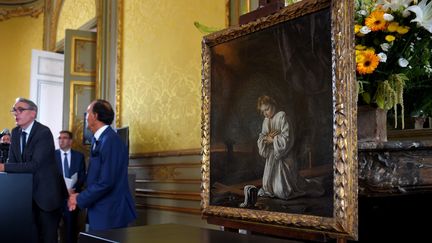 Ce tableau inédit des frères Le Nain a été vendu 3,6 millions d'euros aux enchères
 (Guillaume Souvant / AFP)