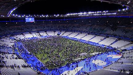 &nbsp; (Le Stade de France est le premier touché par les attaques simultanées à Paris et Saint Denis. Un passant est tué lors de ces attaques.  © Maxppp)