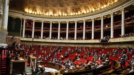 Photo de l'Assemblée nationale, le 16 janvier 2018.&nbsp; (S.CAILLET / AFP)