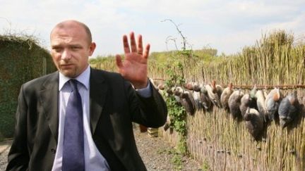 Frédéric Nihous, président de Chasse pêche nature et traditions. (PHILIPPE HUGUEN / AFP)