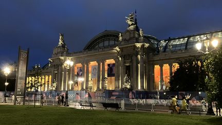 Le Grand Palais accueille les épreuves d'escrime des Jeux olympiques 2024, à Paris, le samedi 3 août 2024. (LAURENCE HOUOT / FRANCEINFO CULTURE)