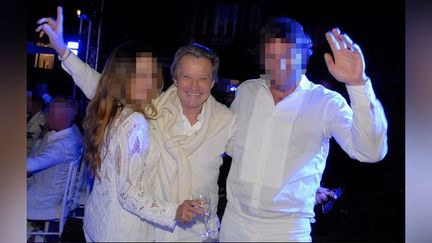 Photo diffusée sur les réseaux sociaux de Jean-Luc Brunel, lors d'une soirée&nbsp;au Paris Country Club en juillet 2019. (CAPTURE D'ECRAN FACEBOOK)