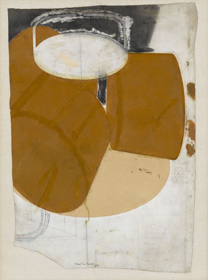 Marcel Duchamp, Etude pour la broyeuse de chocolat, n°2, 1914, Staatsgalerie Stuttgart
 (succession Marcel Duchamp / ADAGP, Paris 2014)