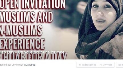 L'opération "Hijab day" est&nbsp;destinée à "prendre conscience du regard de l'autre", et à "montrer que nous disposons de nos corps comme nous l’entendons", écrivent les organisateurs sur la page Facebook de l'événement. (FACEBOOK)