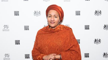 La Vice-Secrétaire générale des Nations unies Amina J. Mohammed, lors d'un déplacement à New York en janvier 2020. (MIKE PONT / GETTY IMAGES NORTH AMERICA)