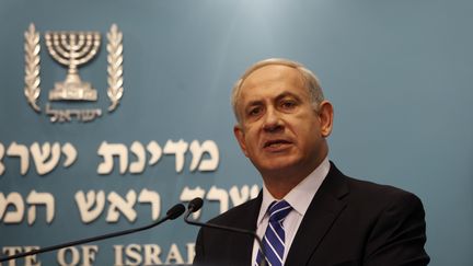 Le Premier ministre isra&eacute;lien&nbsp;Benyamin Netanyahu, &agrave; Jerusalem (Isra&euml;l), le 9 octobre 2012. (GALI TIBBON / AFP)