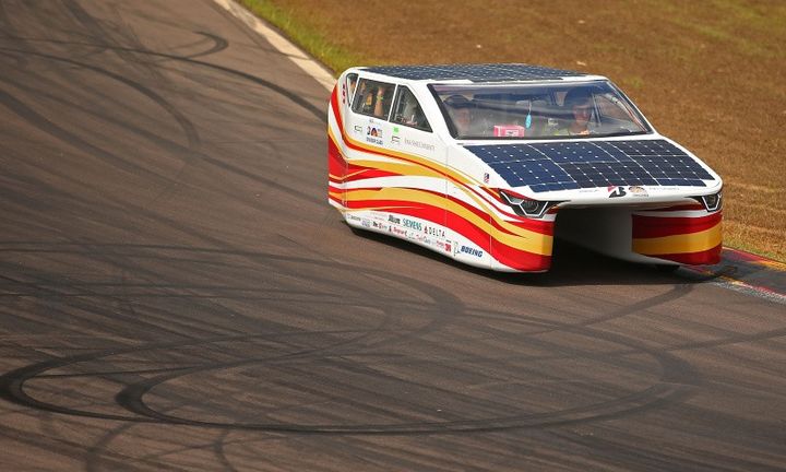 Voiture solaire pour le World Solar Challenge (World Solar Challenge)