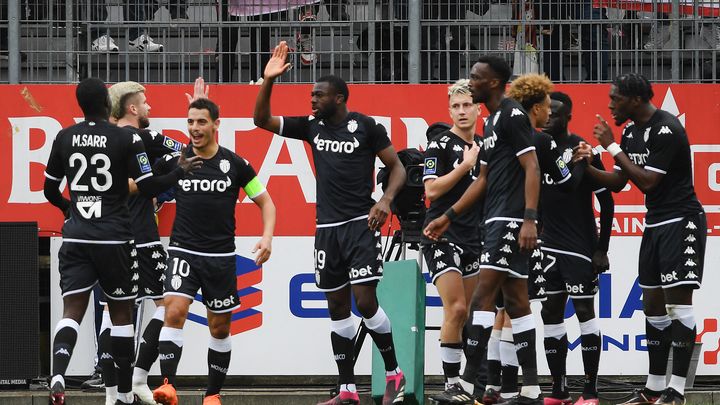 Les Monésgasques sont invaincus depuis plus de trois mois en Ligue 1. (FRED TANNEAU / AFP)