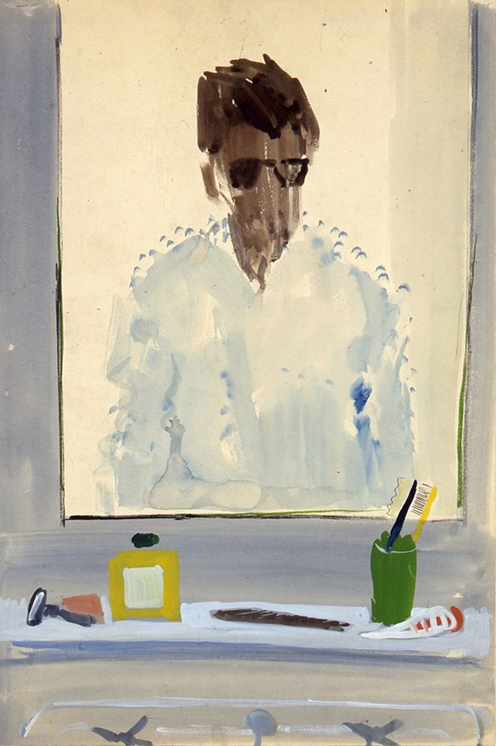 Autoportrait - 1955 - 75x52,5 cm - collection privée
 (J.L’Hoir, Paris / Archives Galerie de France)