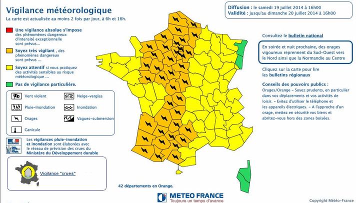 &nbsp; (METEO FRANCE )