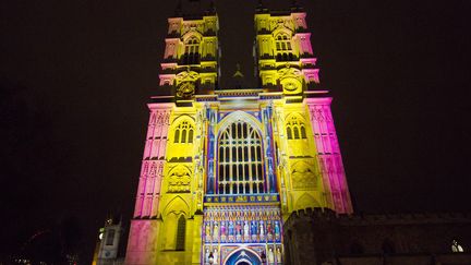 L'Abbaye de Westminster, mise en lumière par l'artiste français Patrice Warrener
 (Justin Tallis / AFP)