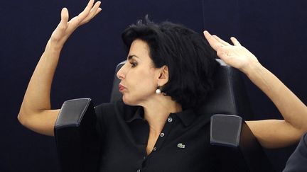 La d&eacute;put&eacute;e europ&eacute;enne Rachida Dati lors d'un vote au Parlement europ&eacute;en &agrave; Strabourg (Bas-Rhin), le 4 juillet 2012. (VINCENT KESSLER / REUTERS)