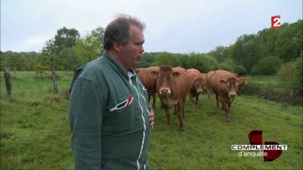 Jean-Baptiste Moreau, en campagne à la campagne pour La République en marche (FRANCE 2 / FRANCETV INFO)