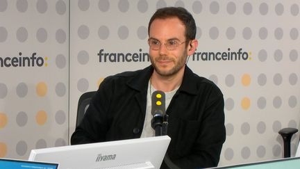 Clément Viktorovitch dans Entre les lignes, sur franceinfo, le 8 juin 2022.&nbsp; (FRANCEINFO / RADIOFRANCE)