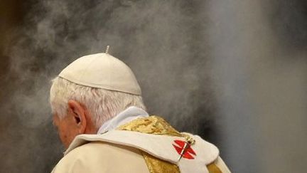 Le pape Benoît XVI le 25 novembre 2012 à la basilique Saint-Pierre au Vatican. (AFP - VINCENZO PINTO)