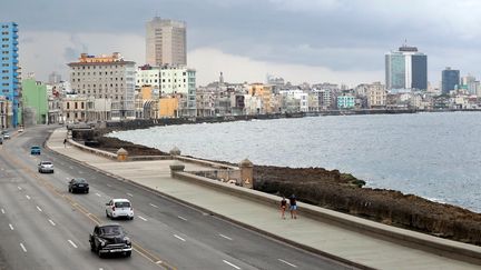 La Havane, à Cuba, le 4 avril 2019. (ERNESTO MASTRASCUSA / EFE / SIPA)