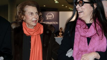 &nbsp; (Liliane Bettencourt et Françoise Meyers-Bettencourt le 3 mars 2011©MAXPPP)