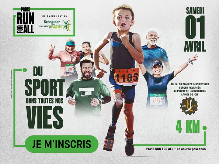 Run for all, 4 kilomètres de course solidaire.&nbsp; (ASO)