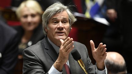 Stéphane Le Foll, ministre de l'Agriculture, à l'Assemblée nationale, le 22 novembre 2016. (LIONEL BONAVENTURE / AFP)